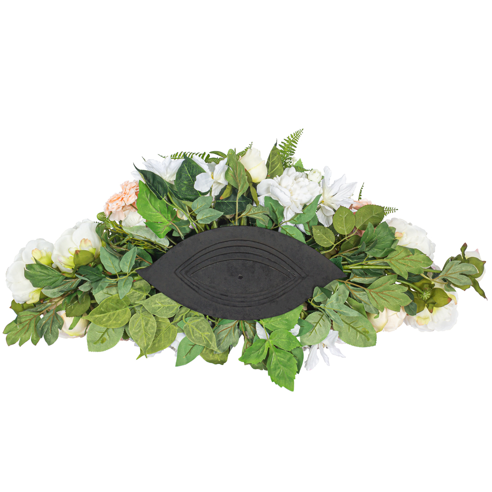 К346-1(з.) Композиция искусственная цветочная 90х41см, h28см_3