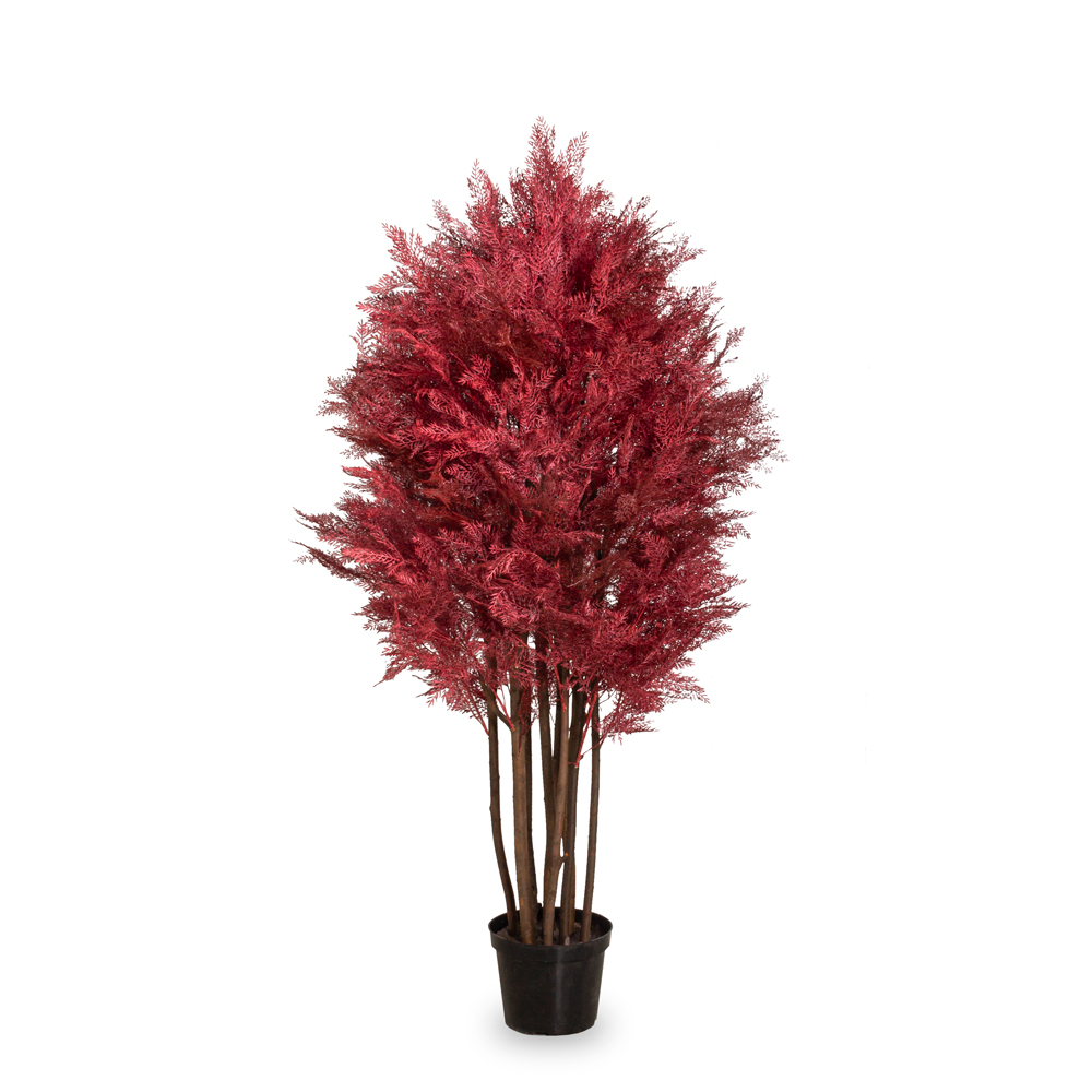 200/РН/511(з) Дерево искусственное интерьерное h200см,бордо_1