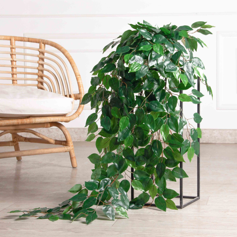 ЦС173(з)(F) Фикус искусственный ампельный в кашпо d11см_1