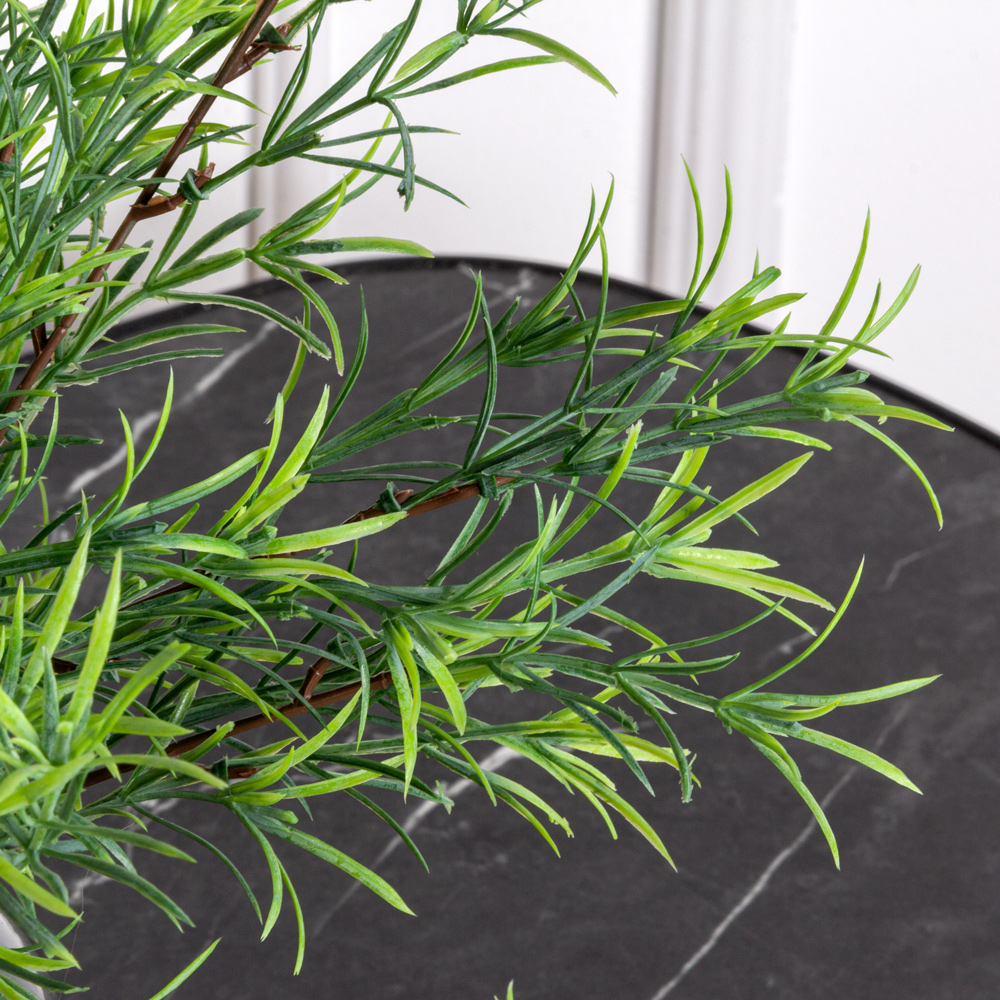 7143/0300-12 Розмарин искусственный узкий лист, куст 7 частей, h45см, патина_1