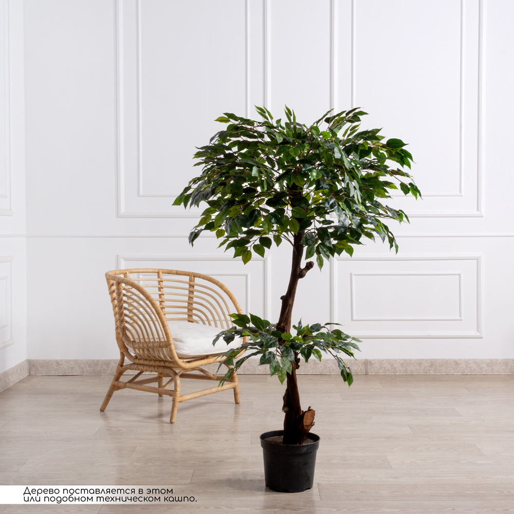 130/Я2/ОС/34(F) Фикус искусственный h130см (латекс)_1