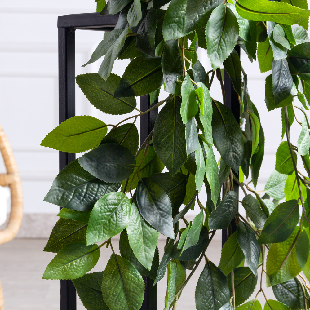 ЦС169(з)(F) Куст искусственный ампельный в кашпо d11см, свес 100см_2