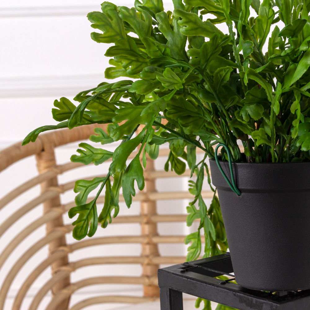 КС97 Папоротник Дидимохлена искусственная ампельная в кашпо_4