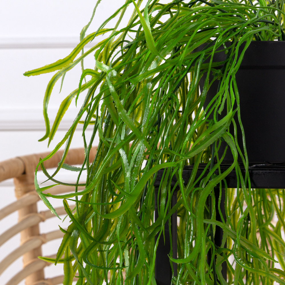 КС79 Трава искусственная ампельная в кашпо_1