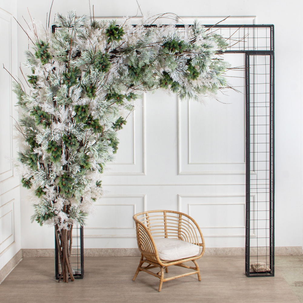 ДЛ181(Пр)(Fix)(F)Декор вход.группы h300см н/прутьях, прист.бело-сизый_4