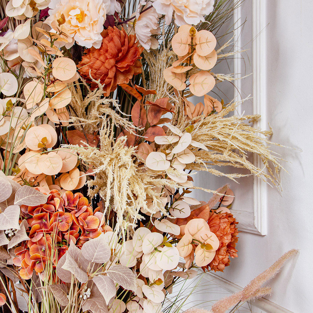 ДЛ170-1(з)(F) Декор входной группы h275 х L133 см на прутьях, пристен.,разборный бежево-терракот._6