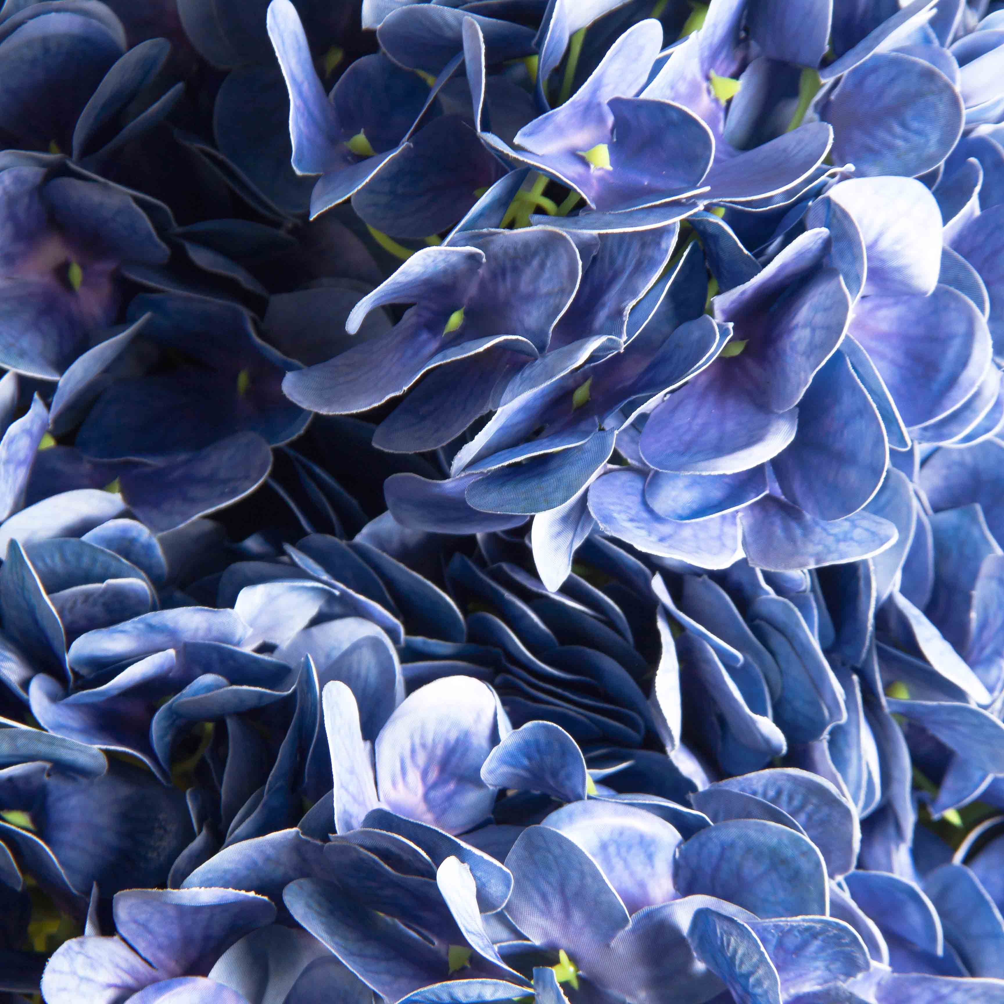 7142/А2785-125(F) Гортензия искусственная ветка h47см(нога 11см) голова d14см, синяя_3