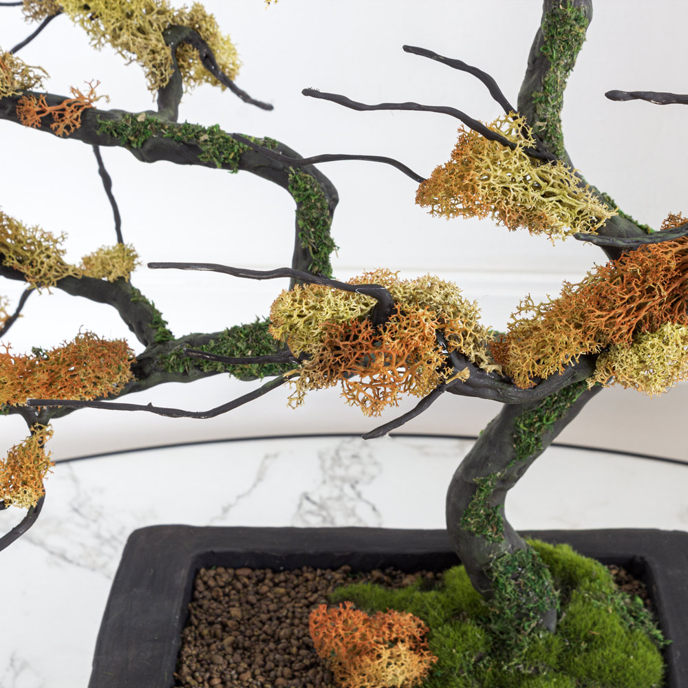 БМ040/31(з.) Бонсай искусственный со мхом h40см;L50см_7