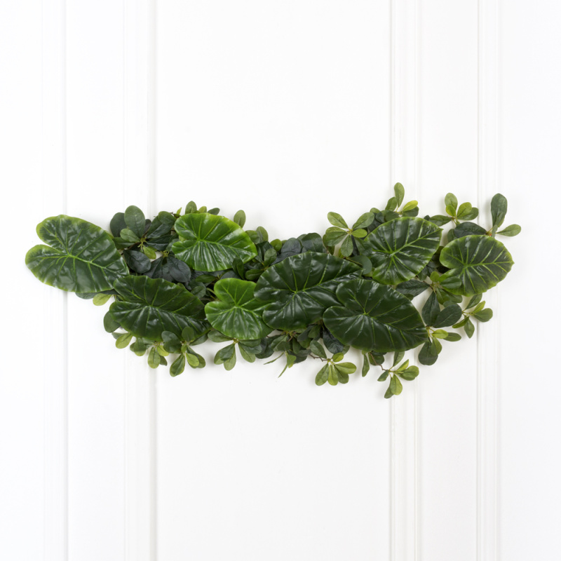 Л02 Лиана Шеффлера с филодендроном (латекс) L100см_1