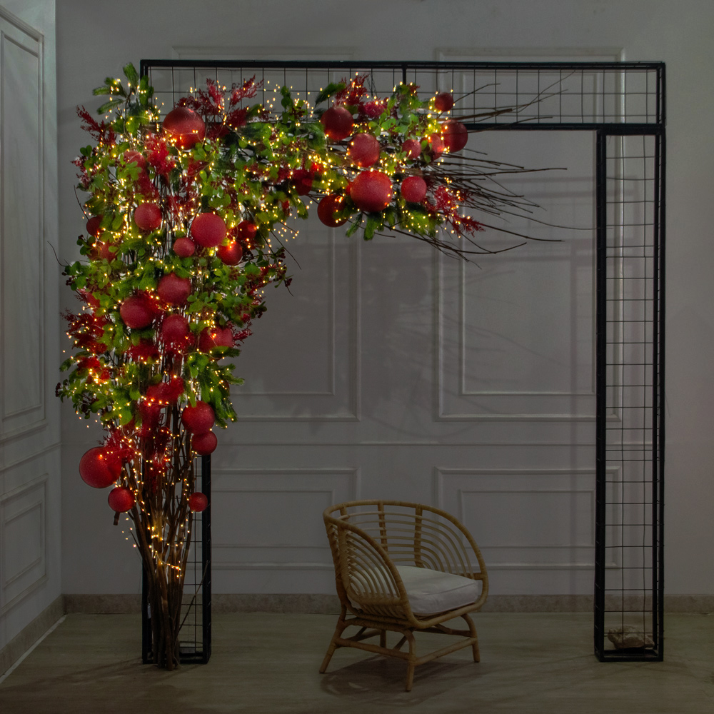 ДЛ185/СВ03т(Пр)(Fix)(F)Декор вход.группы h270см н/прутьях, прист.с гирл.