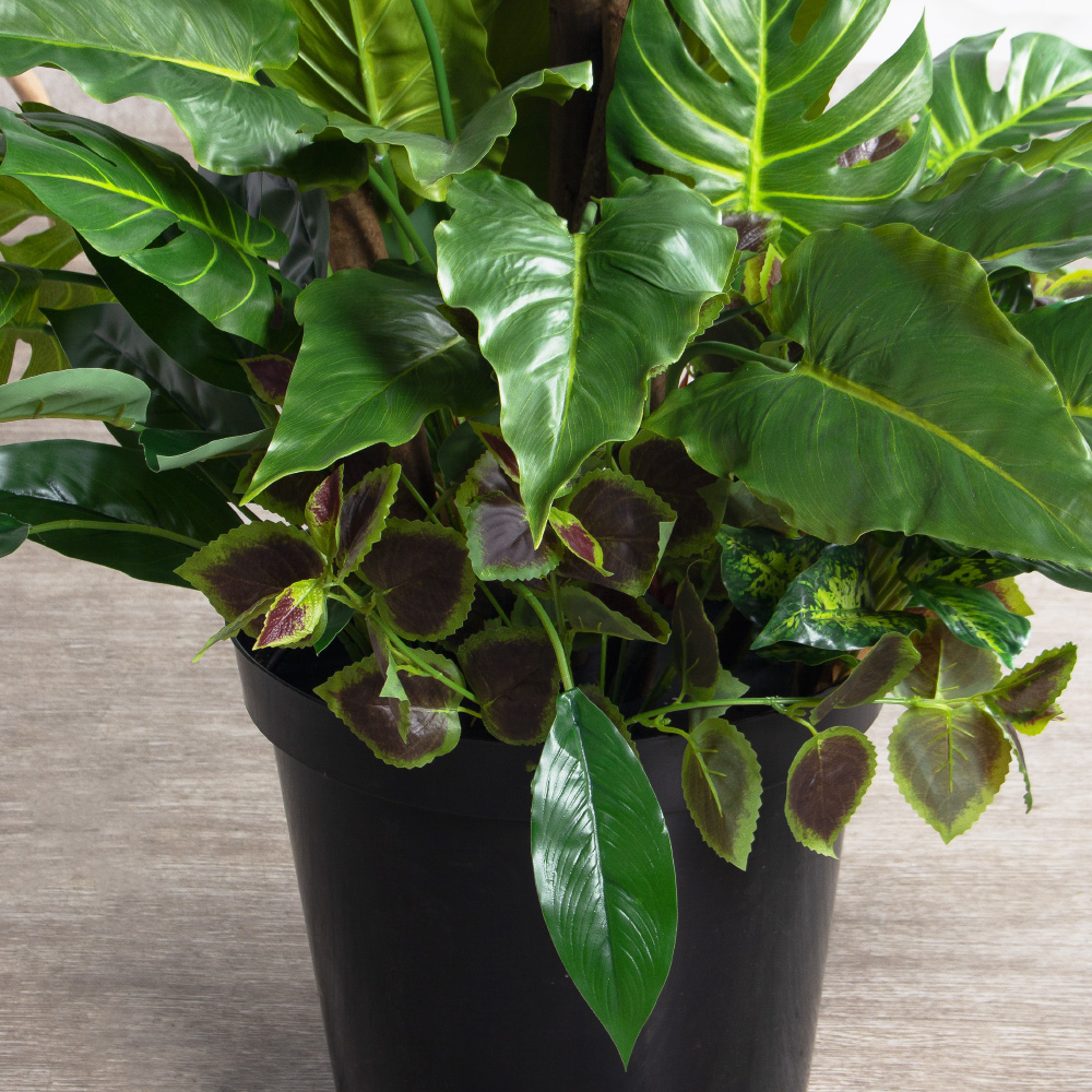 270/РН/219-2(з)(F) Лонгифолия искусственная h270см d140см с кустами в тех. кашпо_5