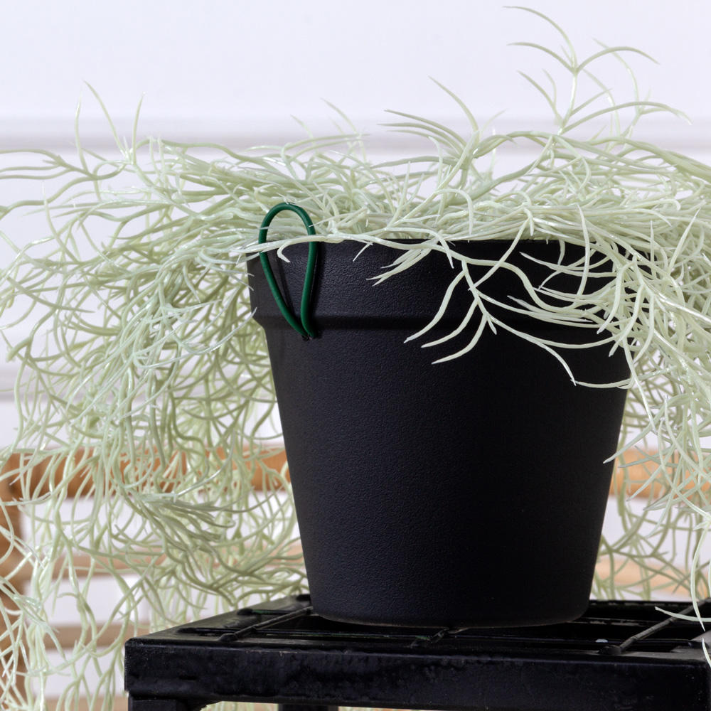 КС81 Тилландсия искусственная ампельная в кашпо d11см_5