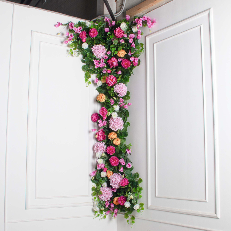 Л162/1(з)(F) Лиана искусственная цветочная L230см, ширина 80см_1