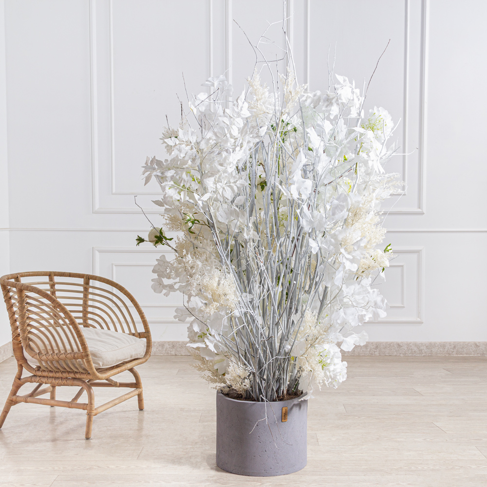 ДЛ92/1(з)(F) Декор входной группы зимний  h140см в кашпо_4