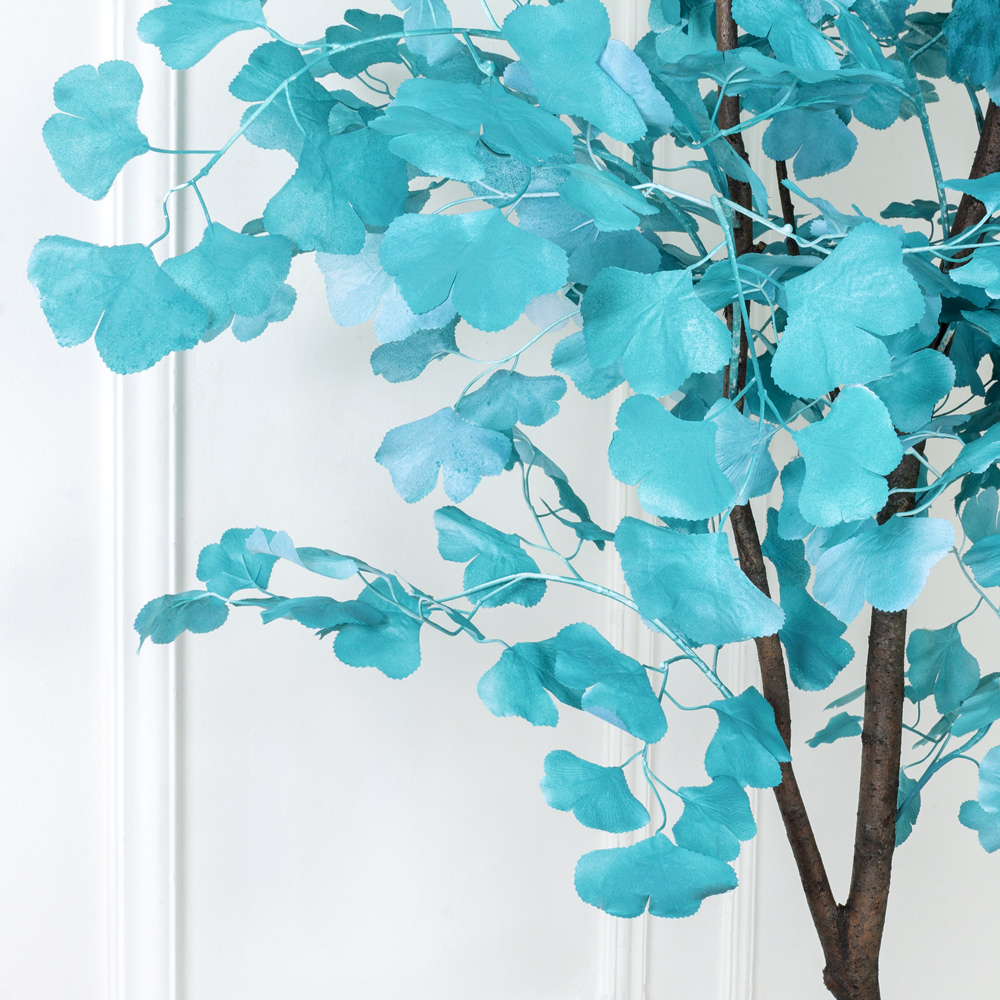 210/РН/176 Дерево искусственное Гинкго h210см, d130см, бирюза_2