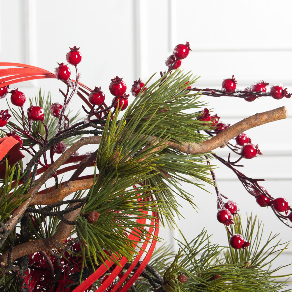 К564(Пр)(F) Композиция искусственная НГ интерьерная, в кашпо_4