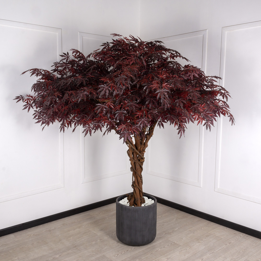200/ОС/400-1(з) Клен японский искусственный h200см (латекс), бордо_1