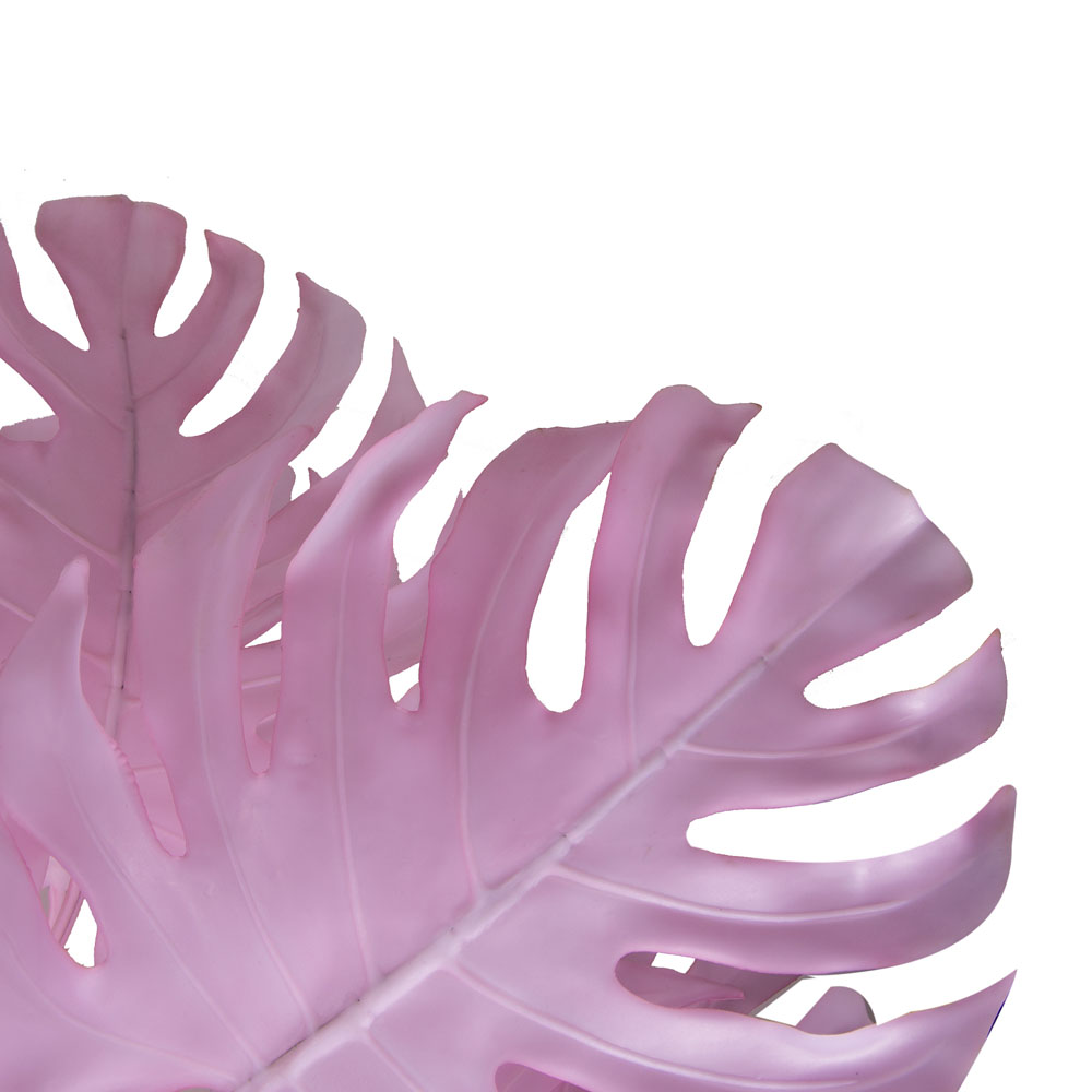 80/К/ССТ/371-2(з.) Монстера розовая на стволе h80см (латекс) _2