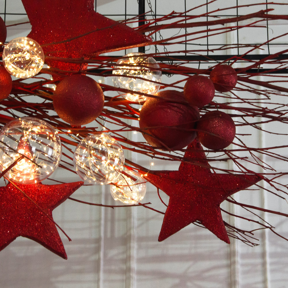 ДЛ186(Пр)(Fix)(F)Декор вход.группы h290см н/прутьях, прист.с красными звездами_7