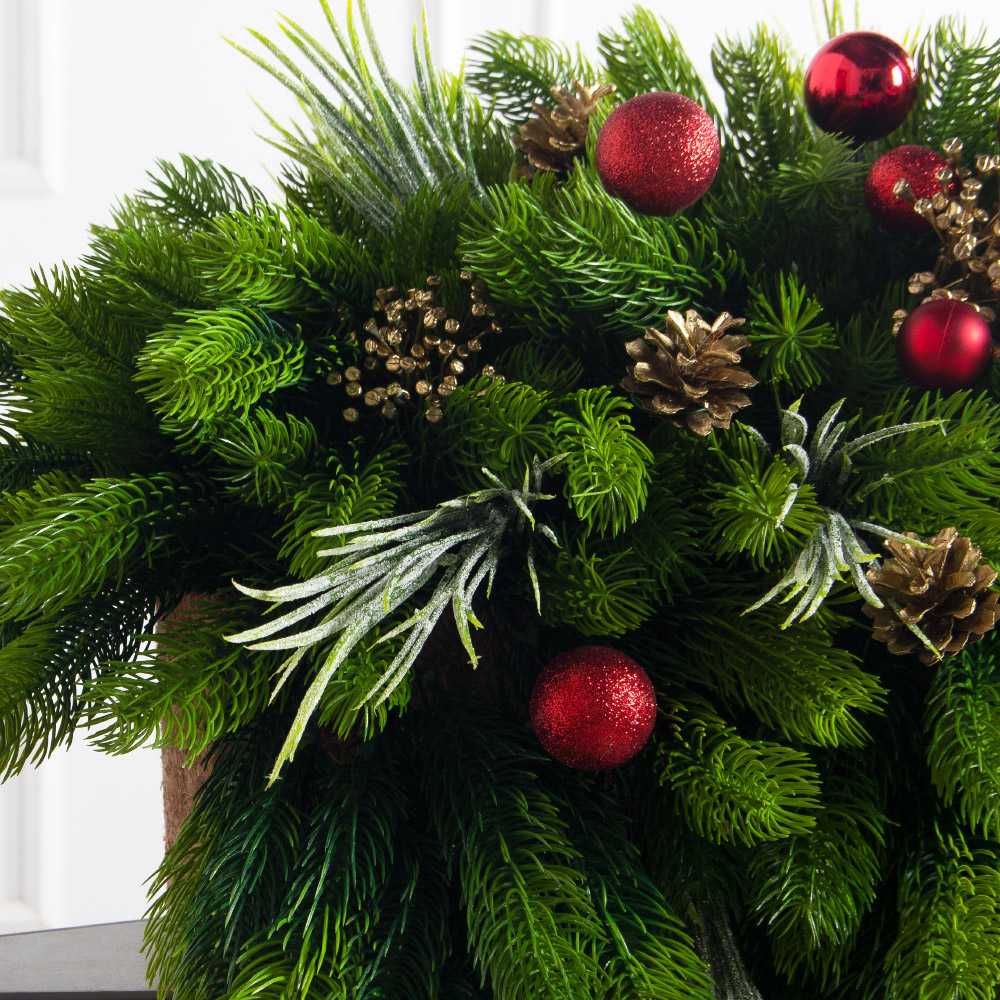 КНг65/4(з)(F) Композиция искусственная НГ в кокосовом боксе 99х13,5х13,5см (свес 50 см)_3