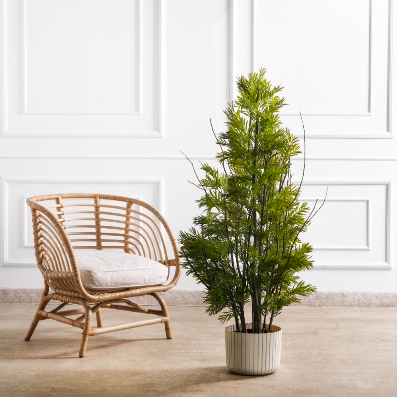 130/К/5122(Пр)(F) Погонатерум искусственный куст h130см, натурально-зеленый_1