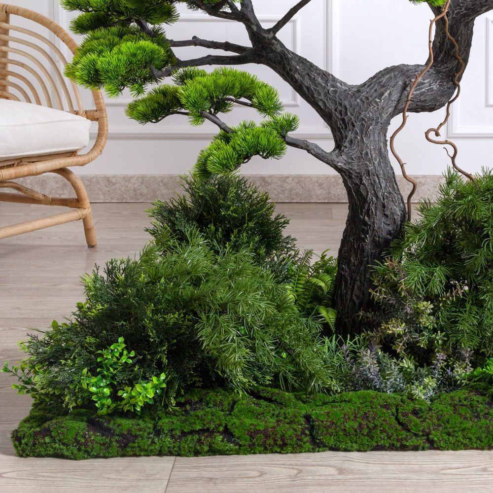 170МЕТ/ДС/РУ/30(з)(Пр) Бонсай искусственный Сосна h170см_5