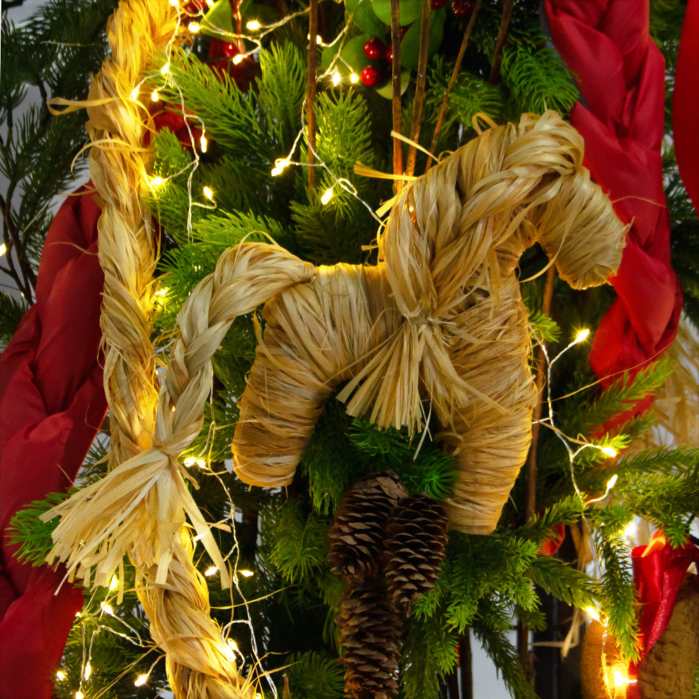 ДЛ193/СВ03т(Пр)(Fix)(F)Декор вход.группы h280см н/прутьях,прист.с гирлянд.Роса в русском стиле_5