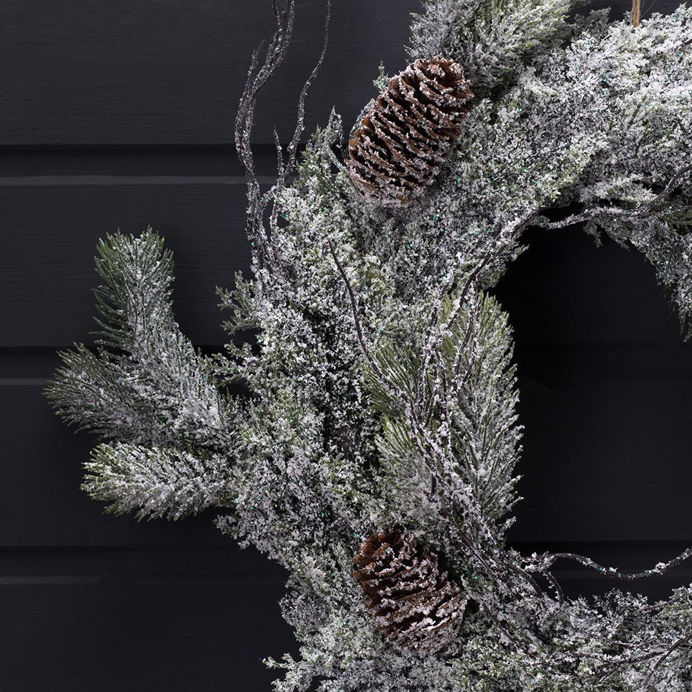 11/1039С Венок еловый с шишками 38см_2