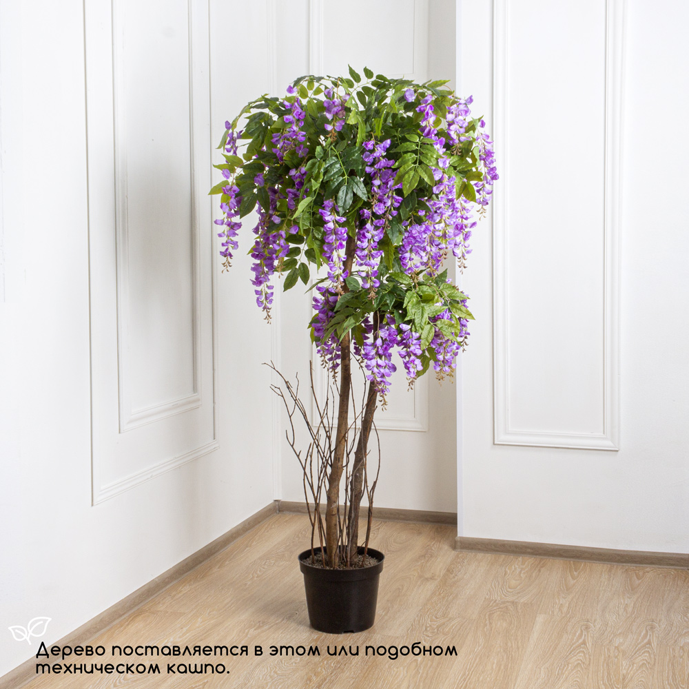 190/2К/МП/424-2 Глициния(вистерия) сиреневая h190см(латекс)_6