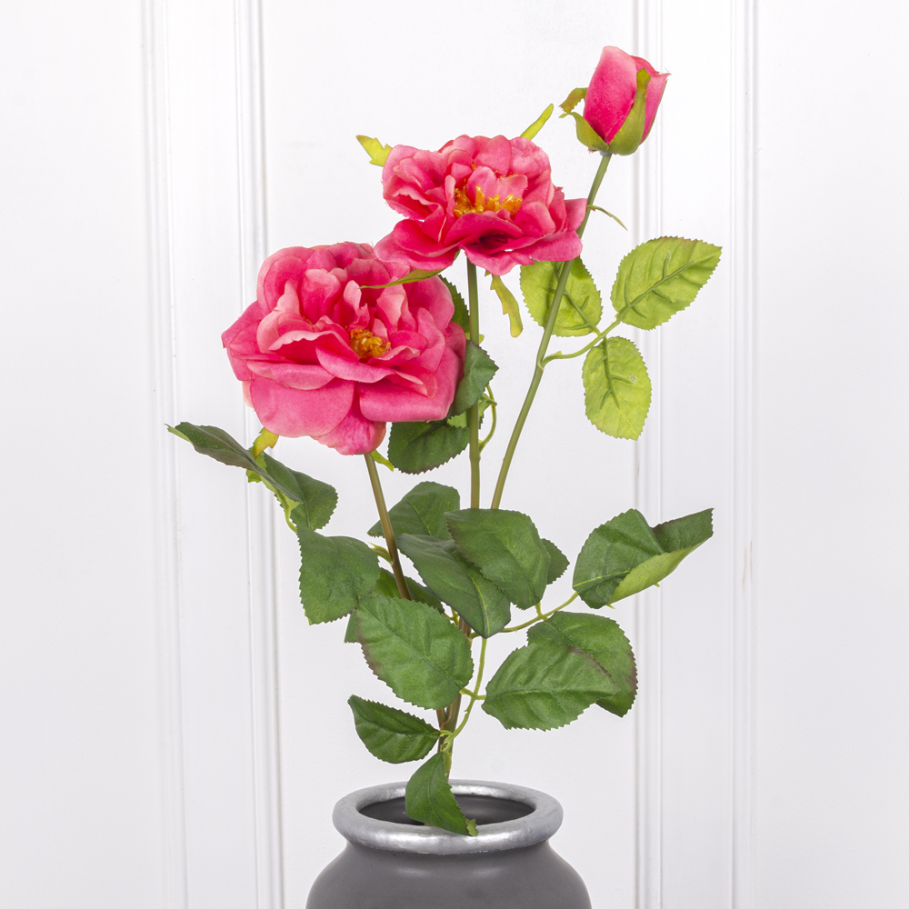 7141А/9120-11/6Р Гардения искусственная 2 головы, 1 бутон, h62см, цикламен_1