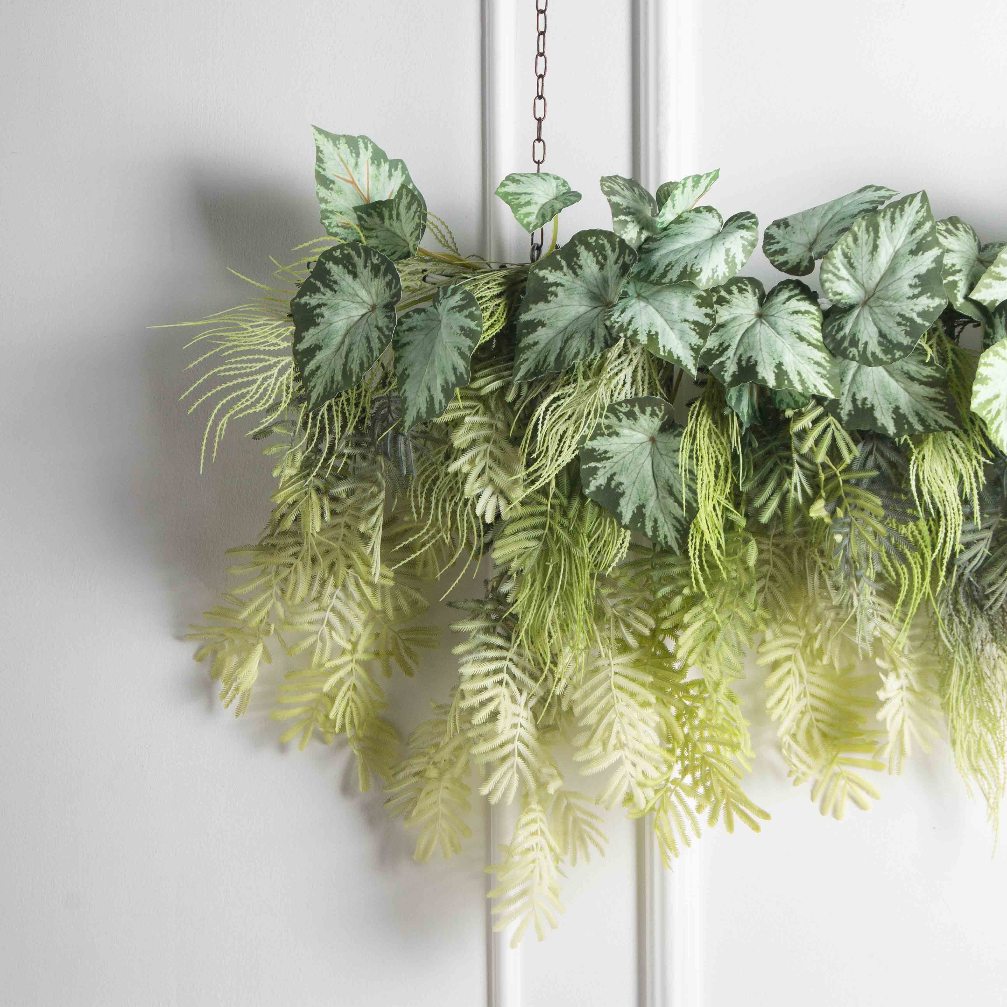 Л12-2(Пр)(F) Лиана искусственная с Бегонией L100см, патина_2