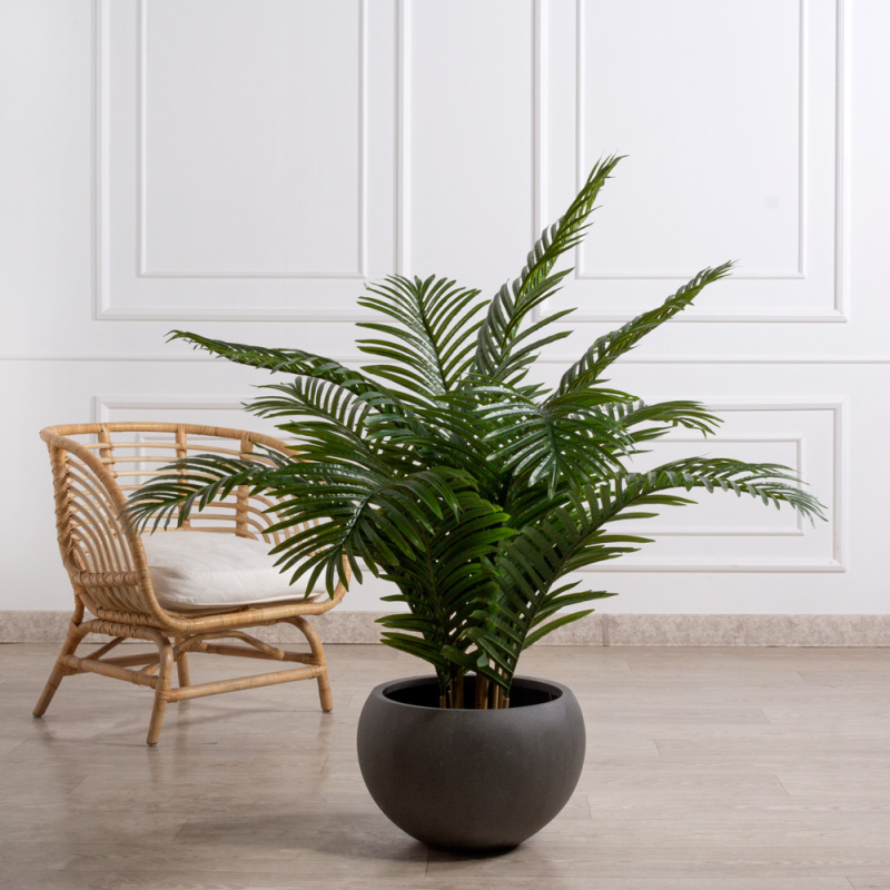 ПК120/К/49(з)(Акция)(F) Пальма искусственная кустовая h120см (латекс)