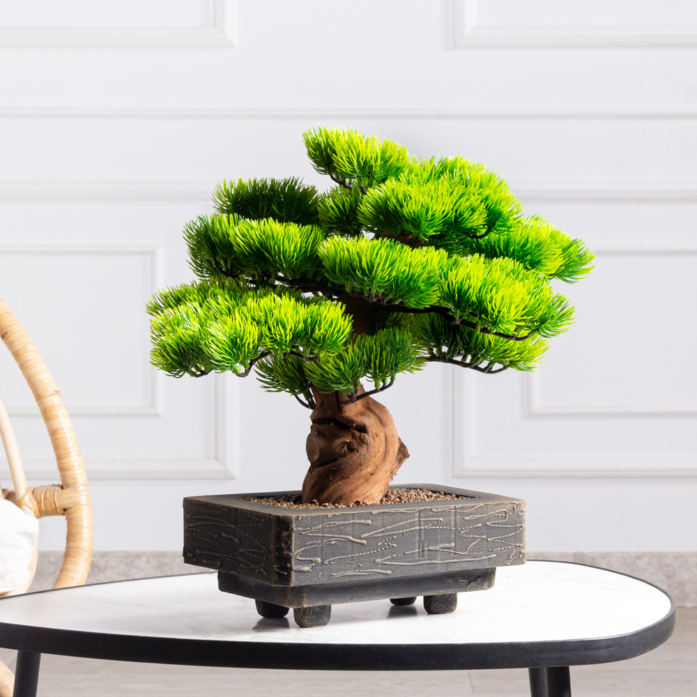 БС035/3К-2(з)(F) Бонсай искусственный Сосна h35см_2