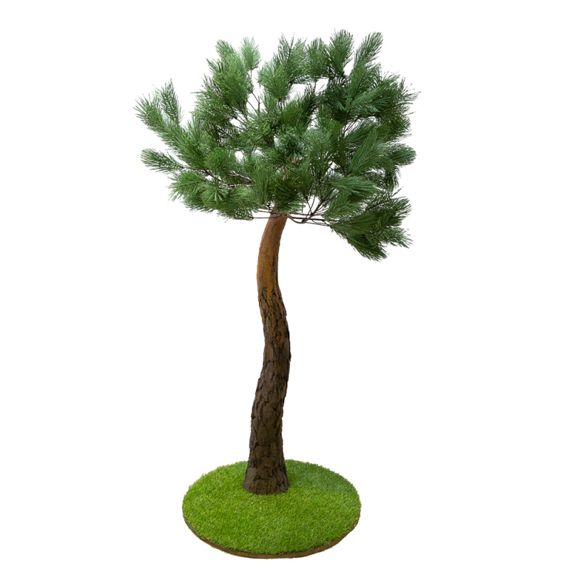 160Разб/Нат/224(з.) Сосна с натуральной корой h160см