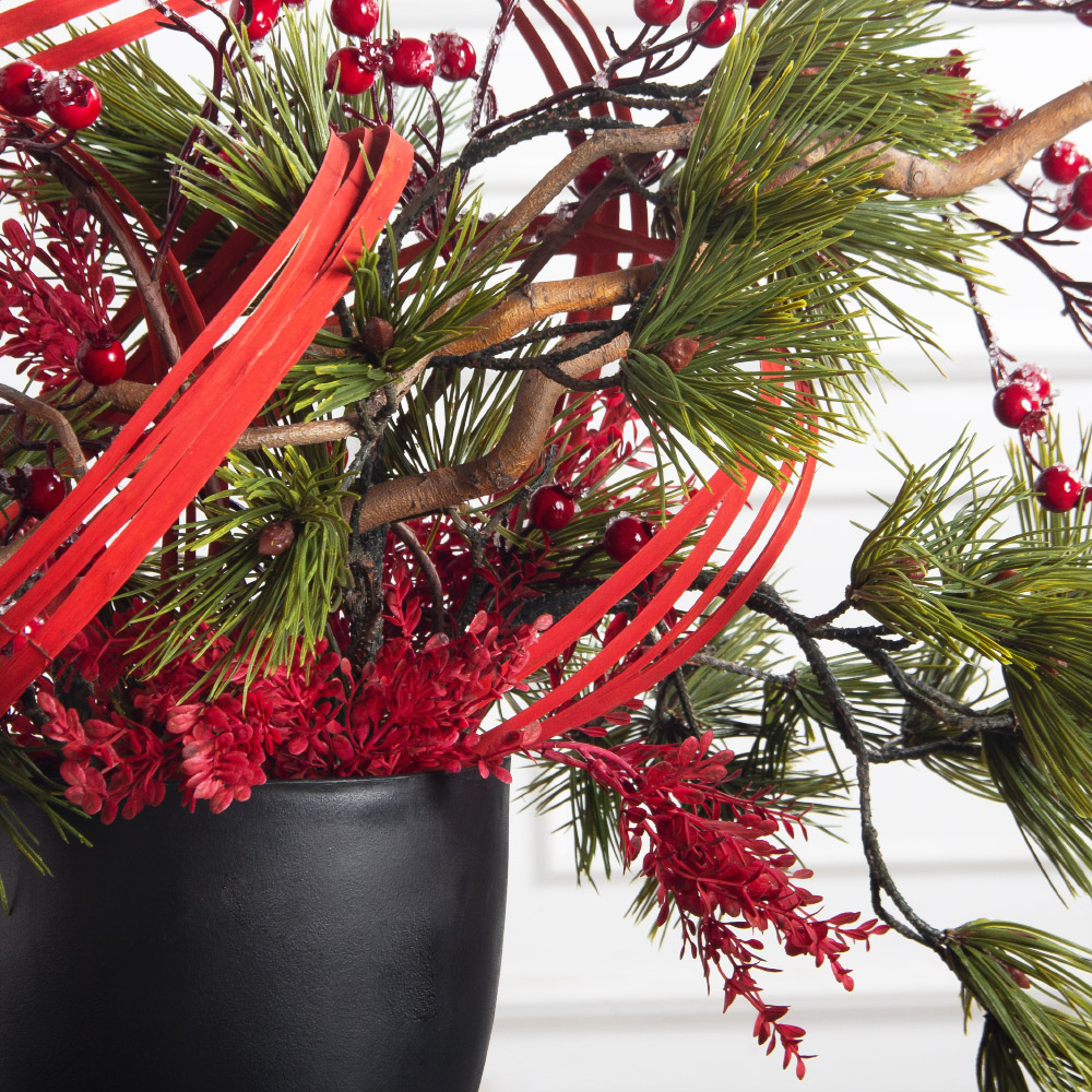 К564(Пр)(F) Композиция искусственная НГ интерьерная, в кашпо_5