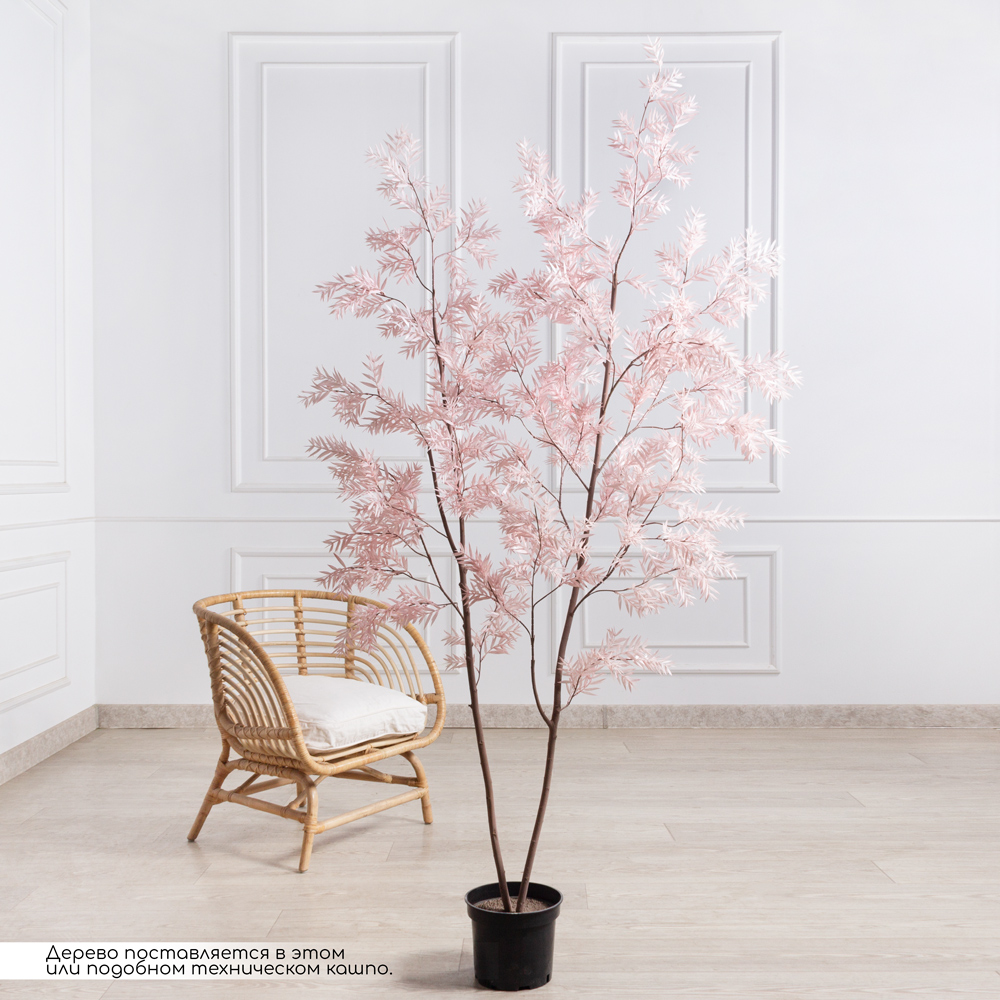 200/РН/ОК/601(Пр)(F) Дерево искусственное интерьерное h200см, розовое_1