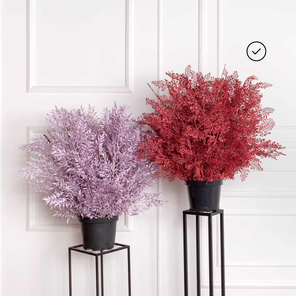 070/РН/488(з) Альбиция искусственная интерьерная h70см, бордовая_9