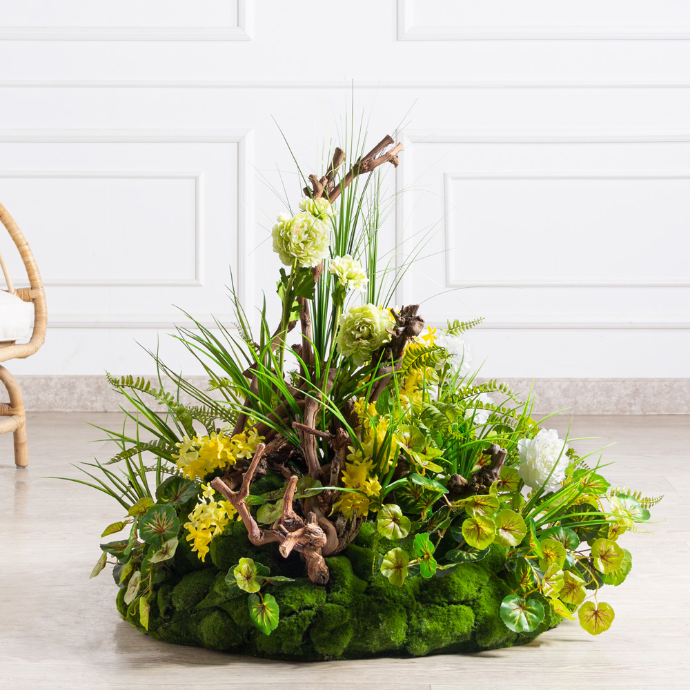 ДА04(F) Декоративная арка цветочный микс h230см_7