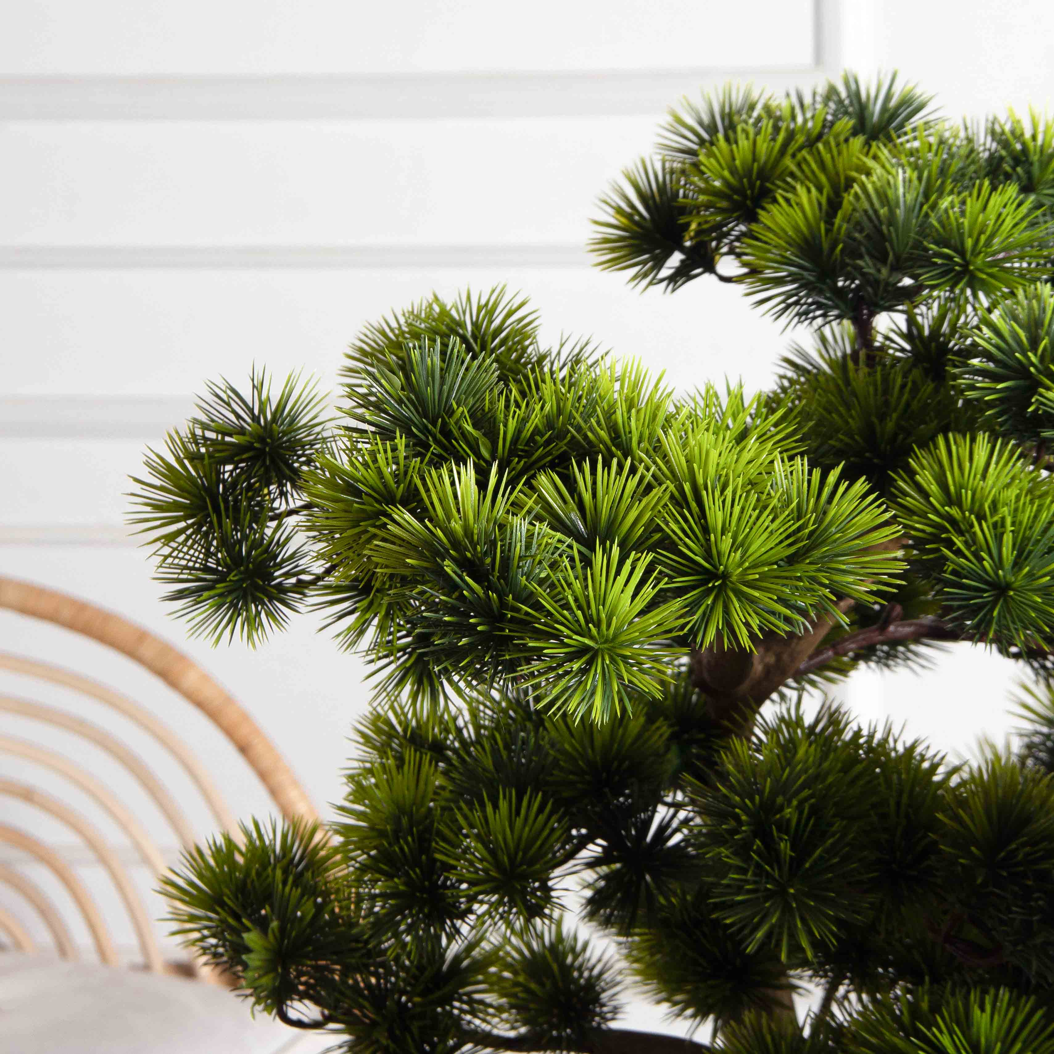 БС110/ДА/520(з)(F) Бонсай искусственный Сосна h110см_3