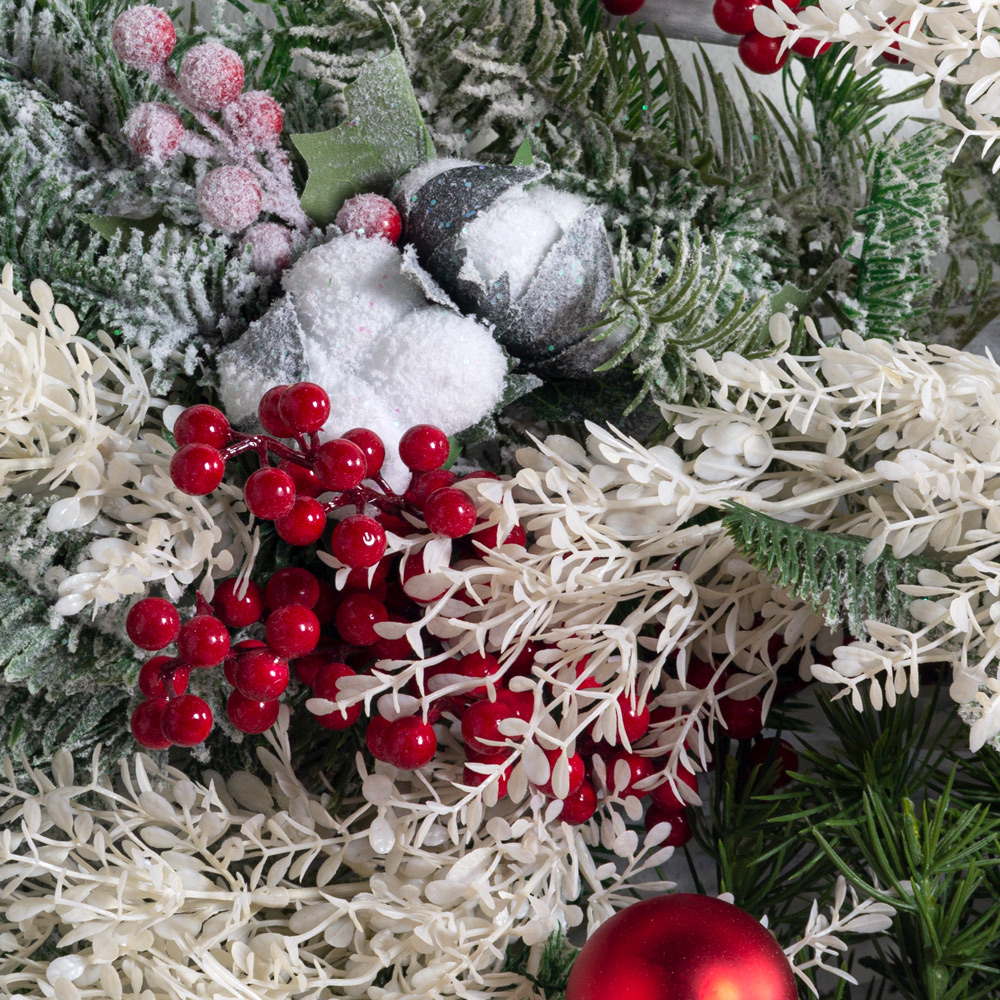 Л153(з)(F) Лиана искусственная НГ хвойная с ягодами L180см_3