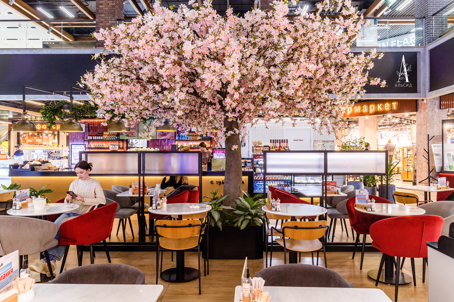 310разб/491(з)(F) Сакура искусственная разборная h310см, d440см_7