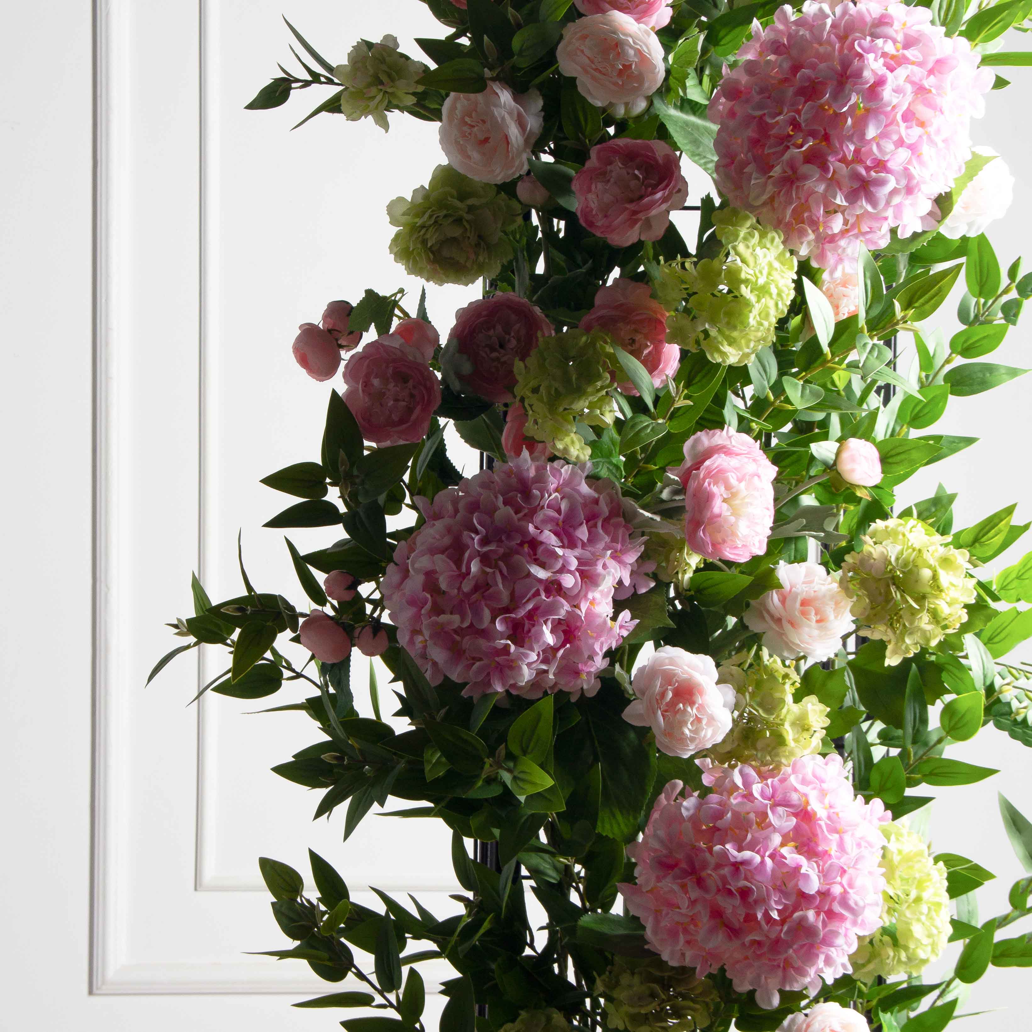 ДЛ166(F) Декор входной группы цветочный h260см (шир 40-60см)_6