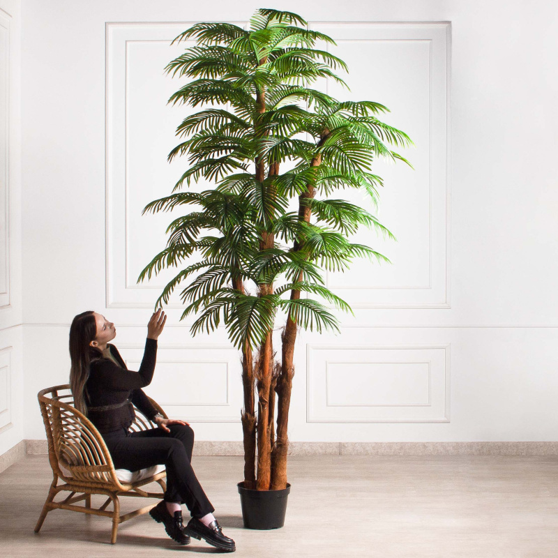 ПС270/5К/49Л(з)(F) Пальма Арека искусственная h270см, d140-150см (латекс)_1