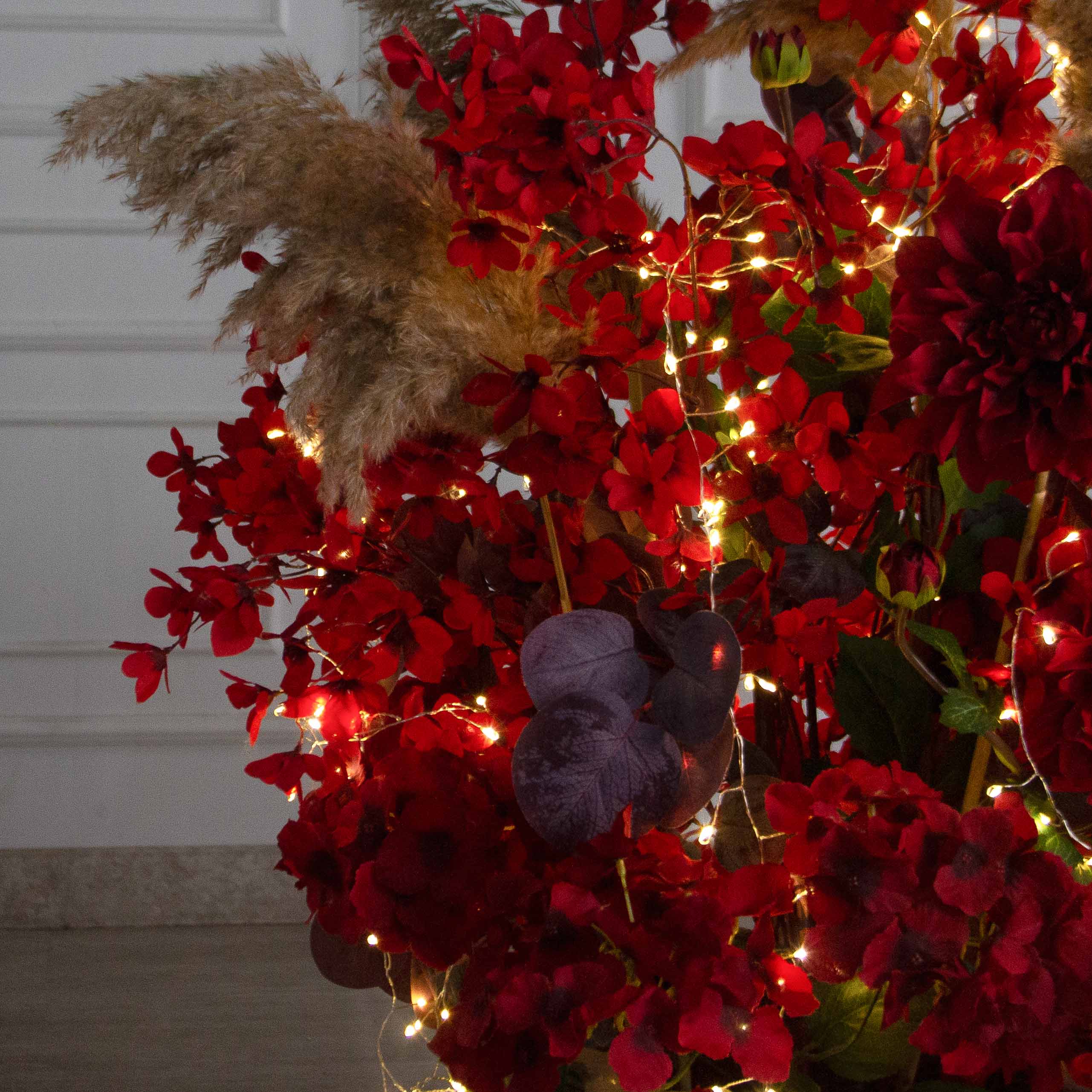 К549/СВ03(Пр)(F) Композиция искусственная на основании с гирляндой 