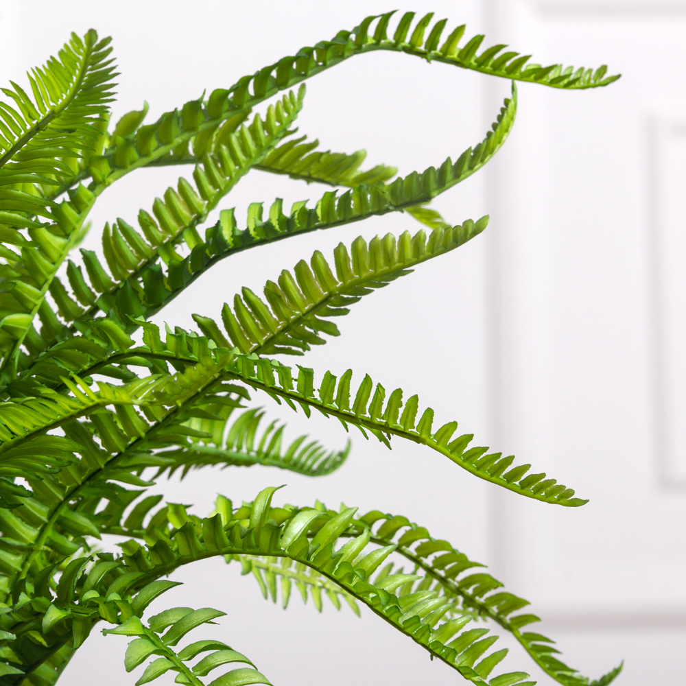 ЦС35/197(F) Папоротник Нефролепис искусственный h35см (латекс) в кашпо_1