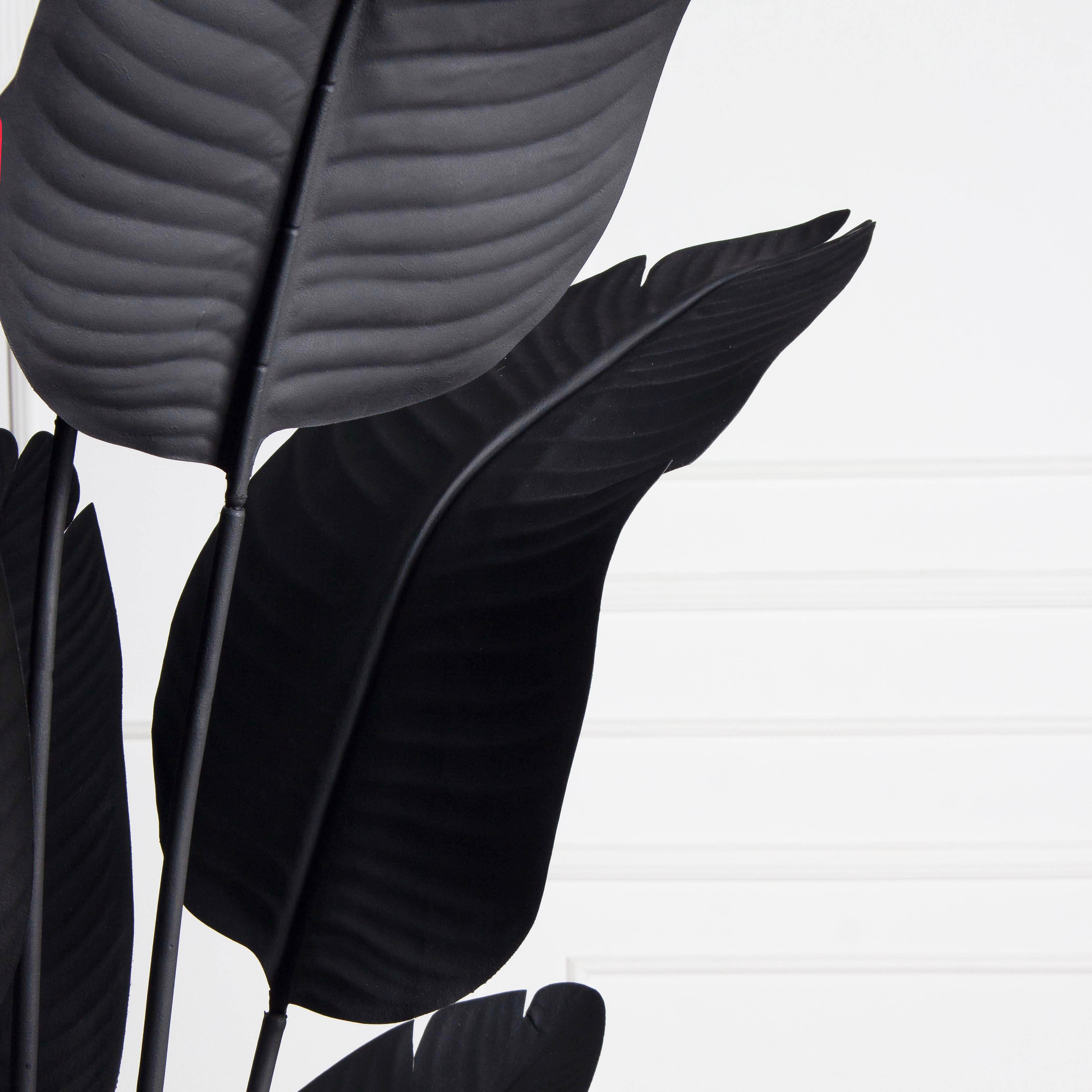 ПЦ200/К/360(з)(F) Банановая Пальма h200см (черная) в интерьерном кашпо_3