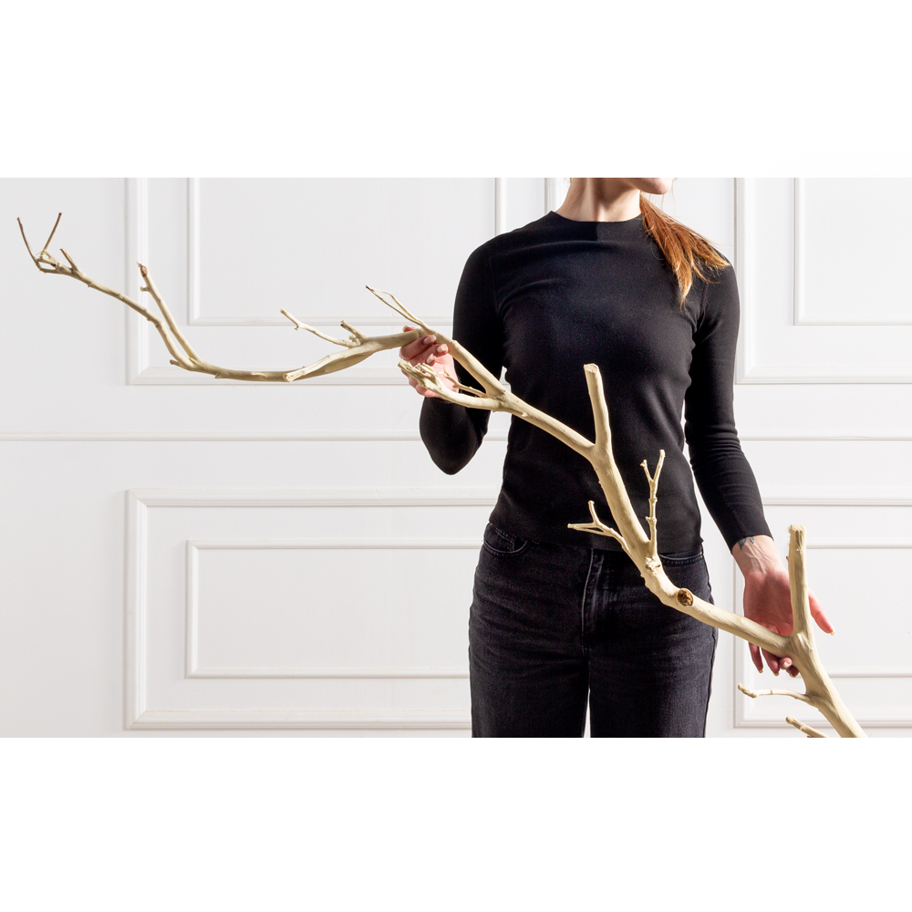 7143/0005-05(Fix)(F) Коряга натуральная без покрытия h124-153см, белая_1