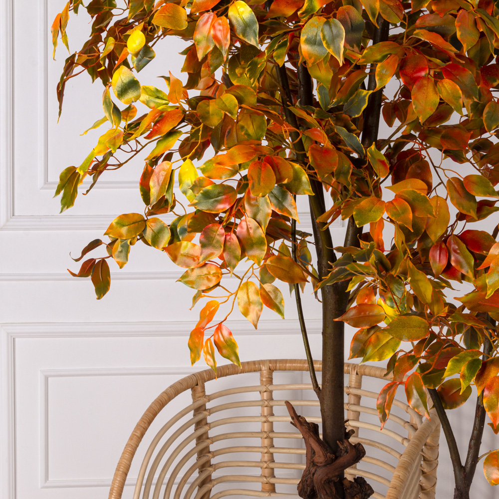 180/РН/ОС/23М-1 Дерево искусственное лиственное осеннее h180см _3