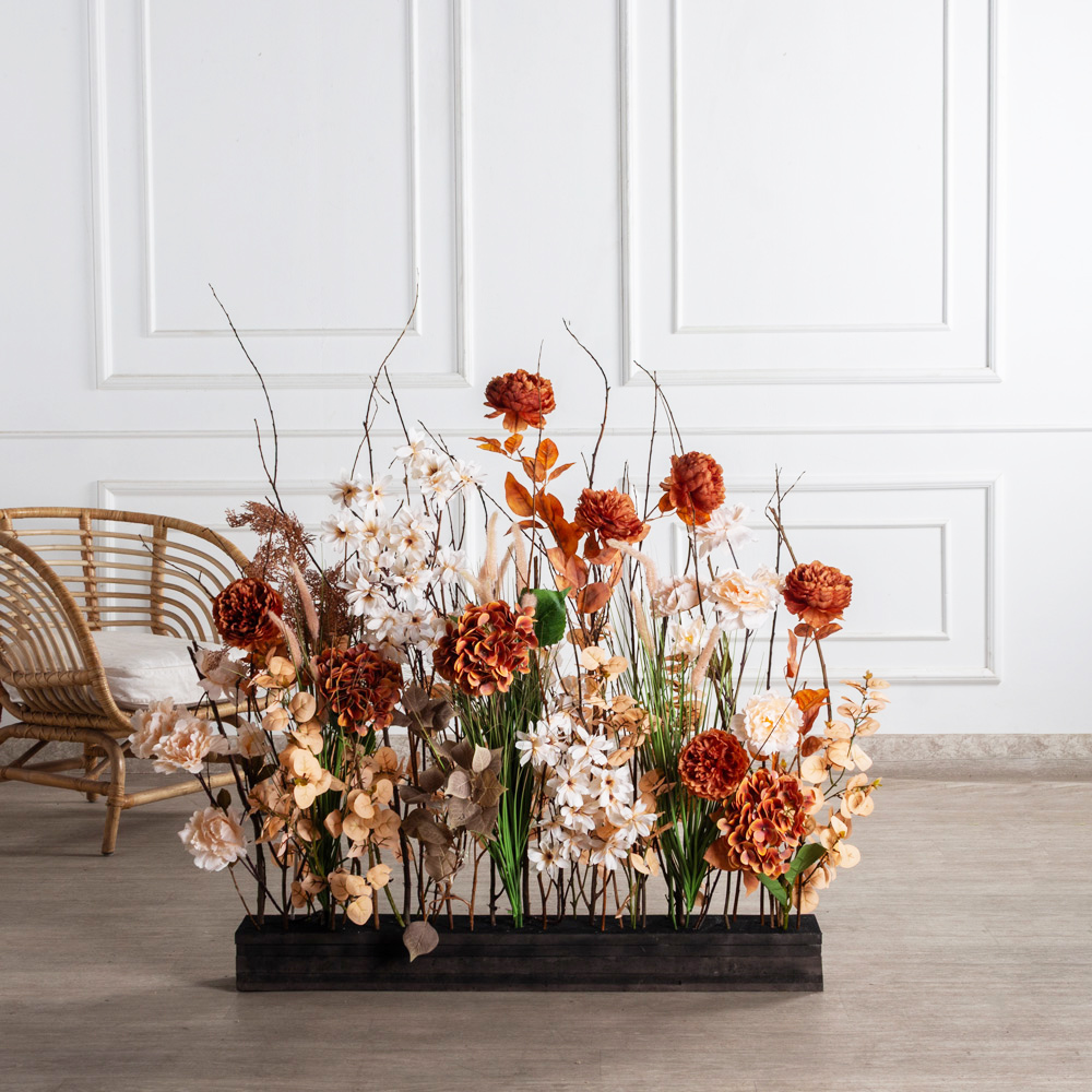 К545(Пр)(F) Композиция искусственная на основании,бежево-терракотовая_3