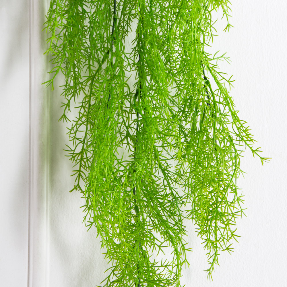 7143/0381-15(F) Аспарагус искусственный ампельный 5 частей h80см (70+10)_4